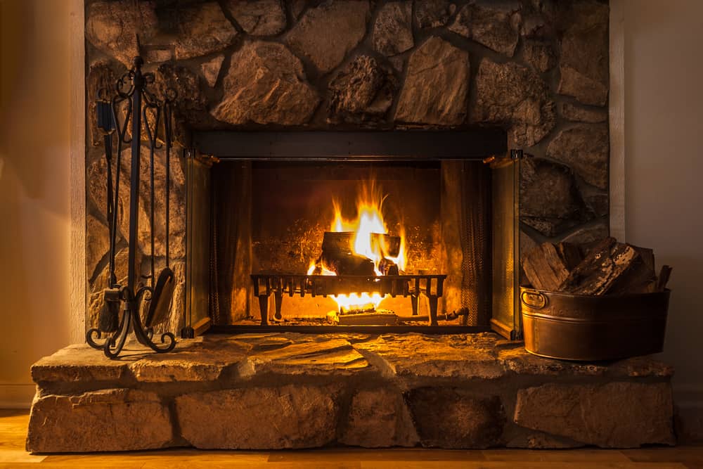 fireplace installed by a chimney sweep company