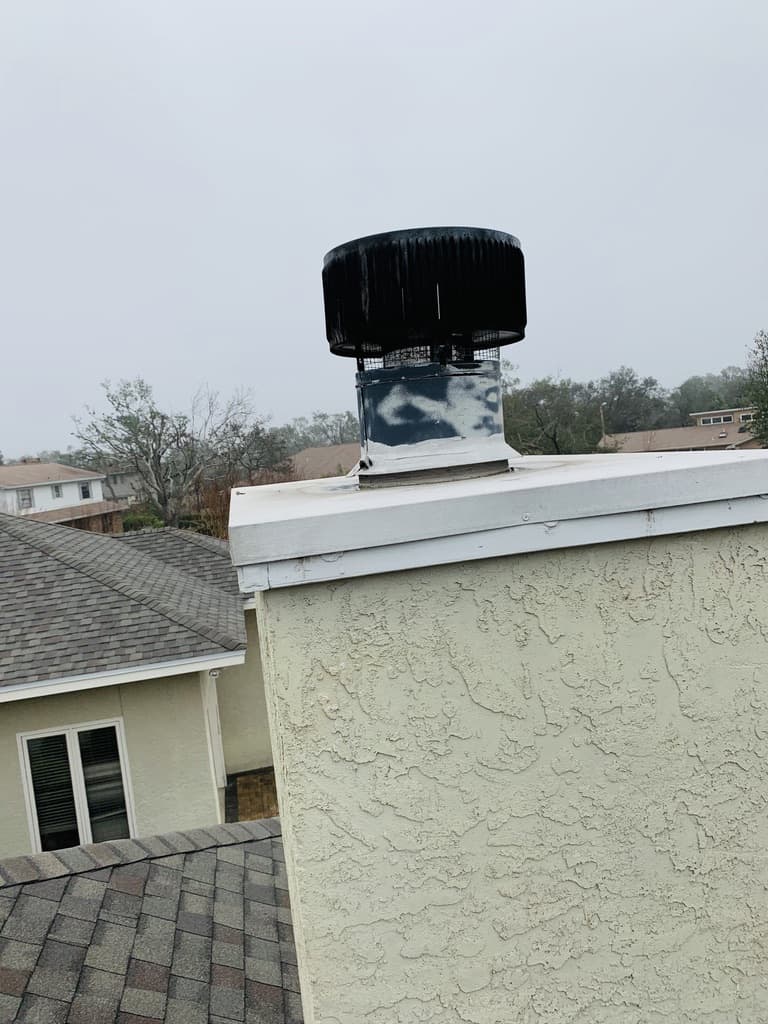 Stucco Chimney