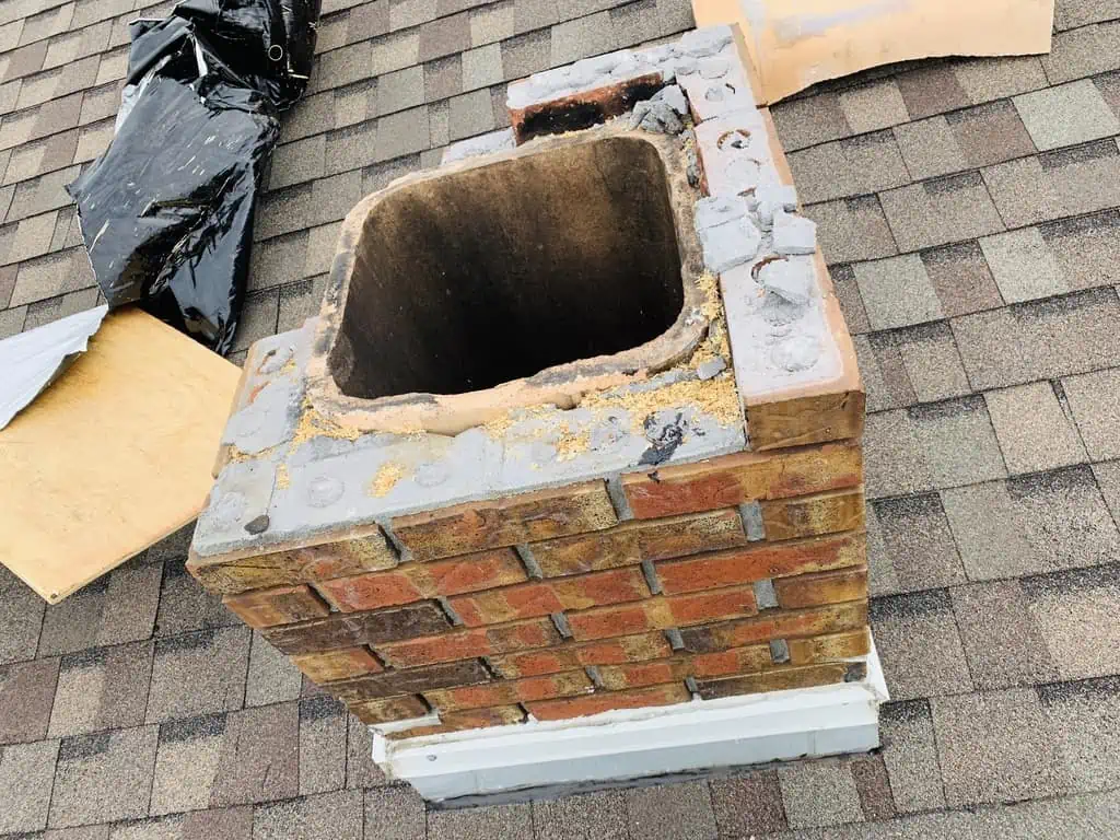 Damaged Chimney