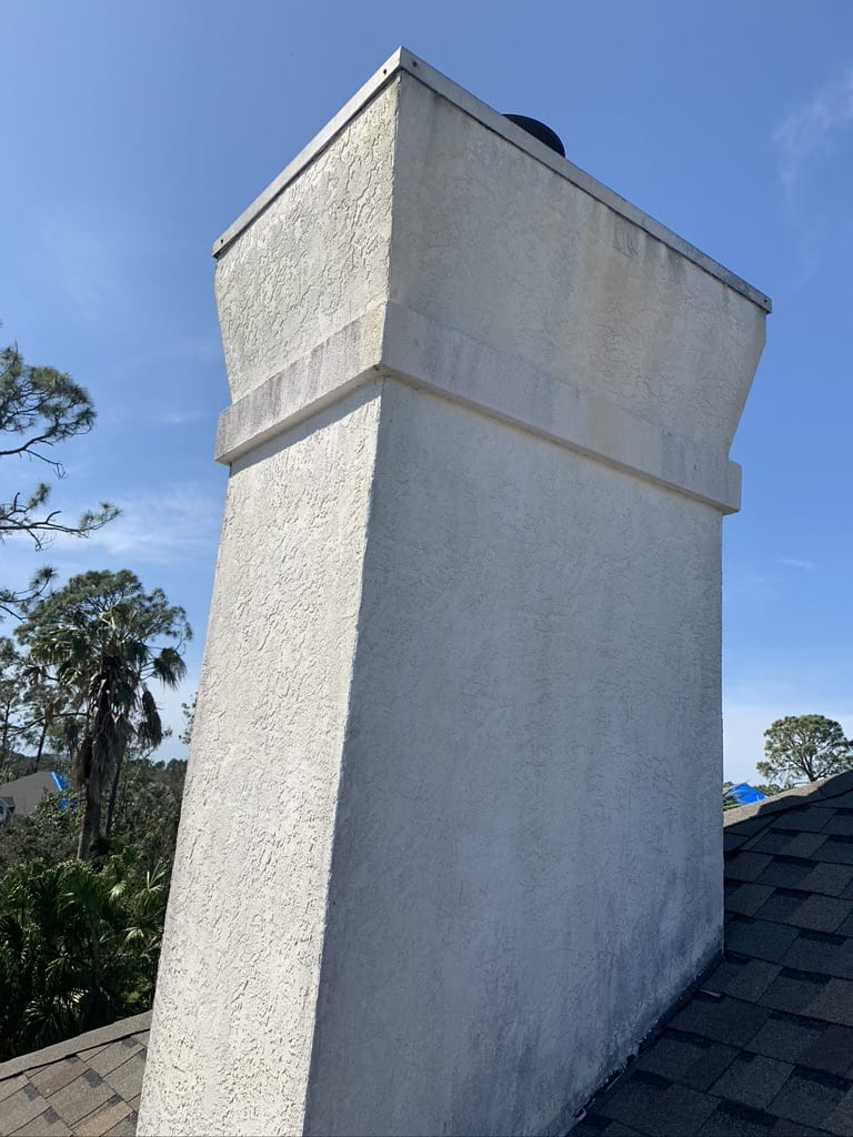 Orlando chimney with new mortar