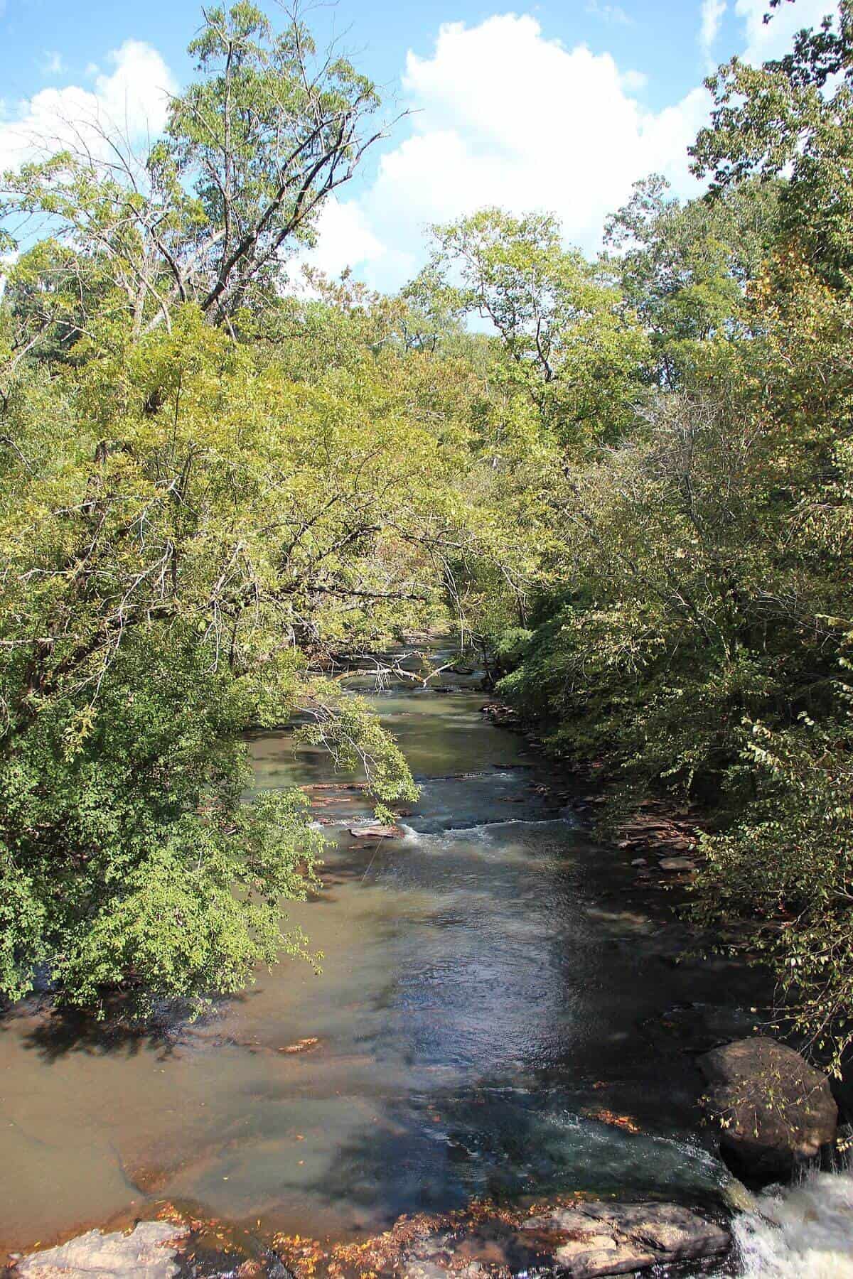 Vickery Creek in Roswell, Georgia