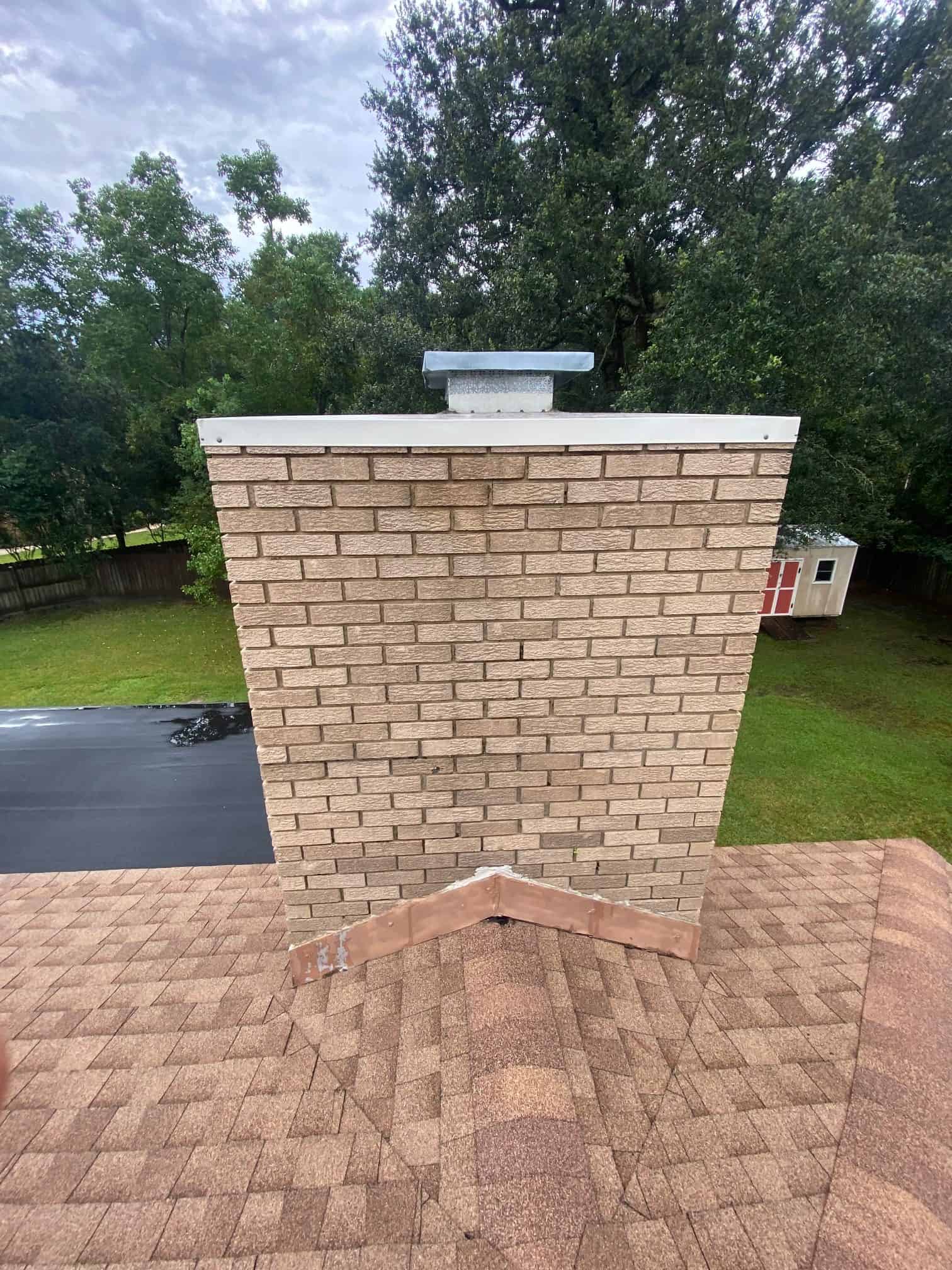 red brick chimney