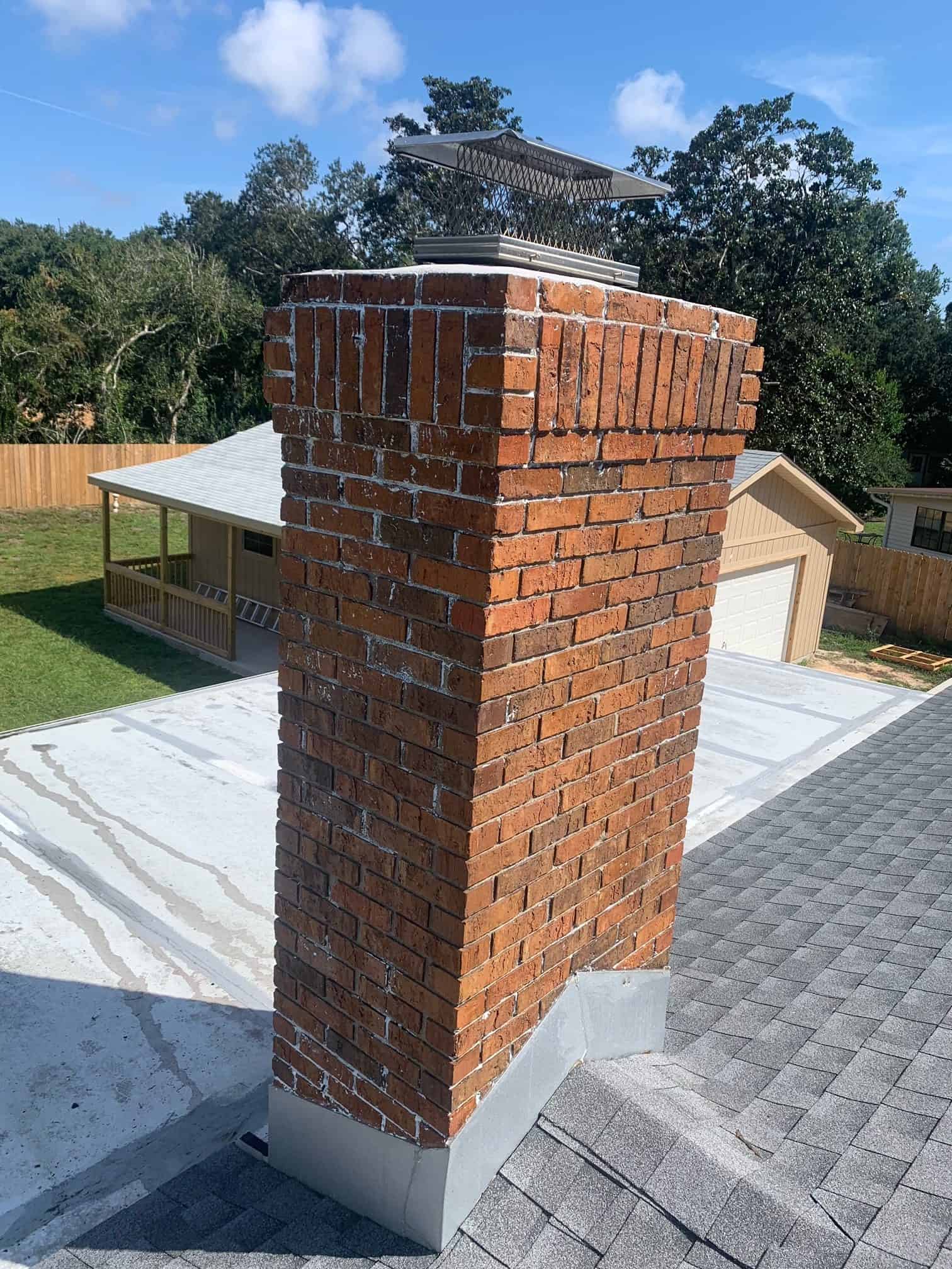 Red Brick chimney 2 chimney